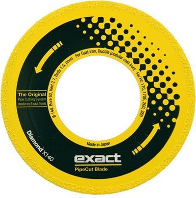 Teh diamanti për sharrë Exact DIAMOND X140, 140mm, për gize, i verdhë