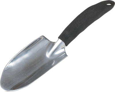 Lopatë kopshti pa markë, alumini, dorezë ergonomike, e zezë