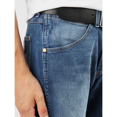 Xhinse Wrangler Ace Zip Fly The Regular W14ZEH46P, prerje e drejtë, denim blu