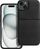 Këllëf telefoni Forcell Noble për iPhone 15 Plus, fleksibël, antishok, i zi