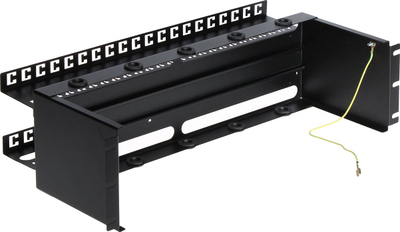 Strehë sigurimesh Pulsar A19-TS-35/OB-3U/160, për kabinete RACK 19", 3U, e zezë