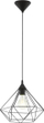 Lampë varëse Eglo Tarbes 94188, 1x60W, E27, e zezë