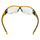Syze mbrojtëse DeWalt DPG108-1D, lente transparente, me visor, verdhë e zezë