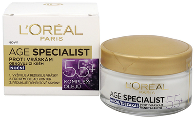 Krem lëkure Loreal Paris Age Specialist 55+, 50 ml
