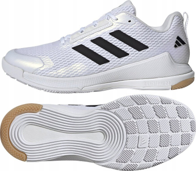 Atlete volejbolli Adidas Novaflight 2 ID3667, për burra, për mrena pallati, të bardha