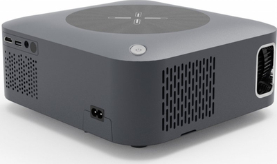 Projektor multimedia Art X6pro, LED Full HD, Android TV, Wi-Fi Bluetooth, i bardhë