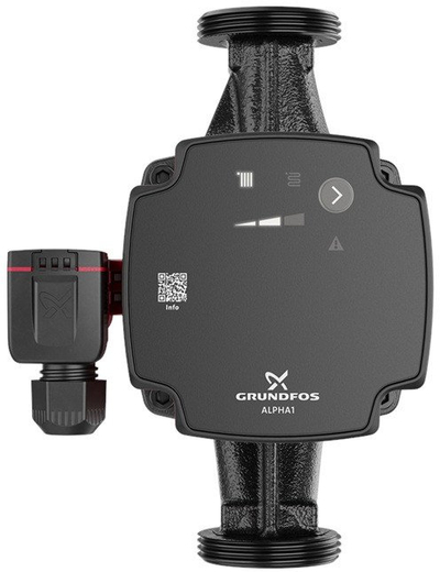 Циркулациона пумпа Grundfos ALPHA1 25-60 180, 220-240V, приклучок 1 1/2\", црна
