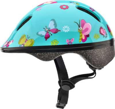 Helmetë biçiklete për fëmijë Meteor, me ventilim AIR FLOW, sistem FIT SIZE, ngjyra pastel