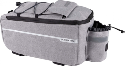 Термичка чанта за велосипед Dunlop Insulated Pannier, 7L, за заден багажник, сива