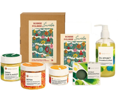 Set kozmetike Opcja Natura Divine Polish Christmas, për lëkurë të thatë, aromë agrumesh