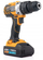 Çekiç kaçavidë pa kabllo JCB 18V, 65Nm, 2 shpejtësi, e verdhë