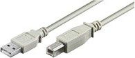 Kabllo USB MicroConnect USB-A me USB-B, 5 m, e bardhë