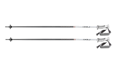 Bastun skijimi Leki Bliss Resegold, alumini TS, 115cm, i bardhë gri