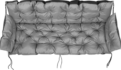 Jastëk kopshti AIO Factory për stol lëkundës, 150x60x50 cm, i papërshkueshëm nga uji, gri