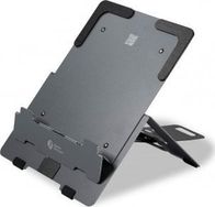 Standi për laptop dhe tablet BakkerElkhuizen FlexTop 170, i rregullueshëm, portativ, gri e errët