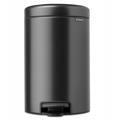 Kosh mbeturinash Brabantia NewIcon, 12L, me pedale, gri