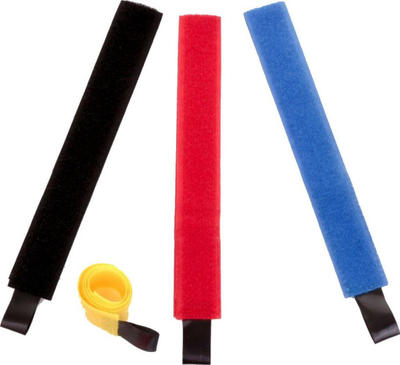 Rripa për me lidh kabllot Kinzo, set me 4 copë, 36 cm, shumëngjyrësh
