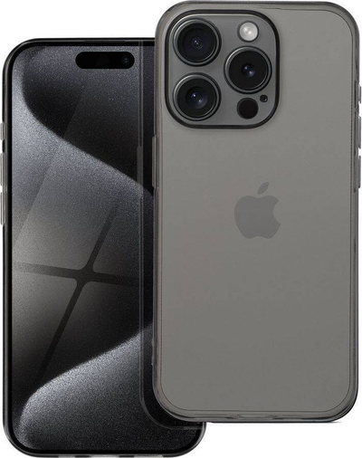 Maskë telefoni Honor X7A, silikon fleksibël 1.5mm, transparente e zezë
