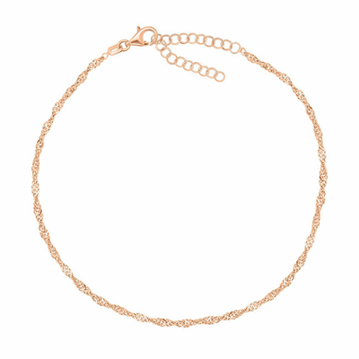 Byzylyk këmbe Brilio Silver Lambáda sBS3236, rose gold