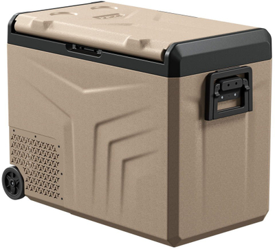 Frigorifer portativ Yolco TCX60 Sand, 60L, kompresor, ngjyrë rëre