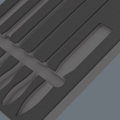 Insert shkumë Wera 9883 137383, për set lima Pferd, 344 x 30 x 392 mm, i zi
