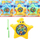 Lojë peshkimi me magnet Starfish MIX, 8 peshq, shumëngjyrësh
