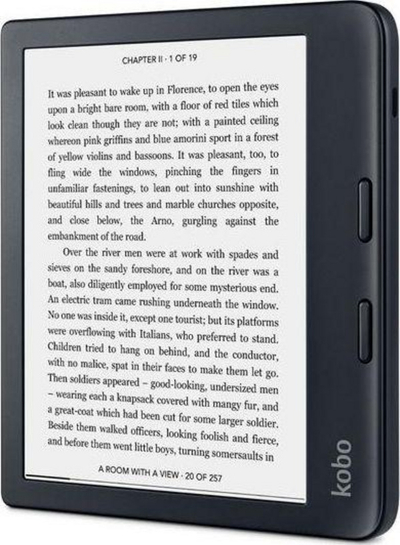 Tablet lexues i librave elektronikë Kobo Libra 2, 7 ", 1264 x 1680, 32 GB, i zi