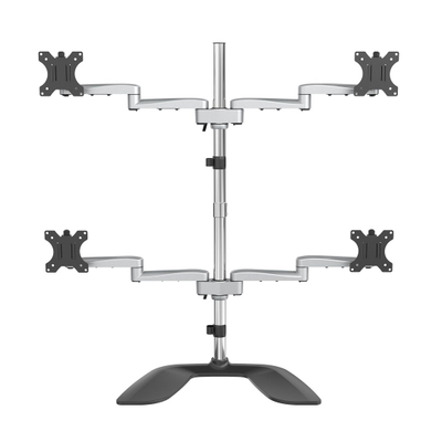 Mbajtëse tavoline për monitorë StarTech.com Quad Monitor Stand, deri 32", VESA, gri e zezë