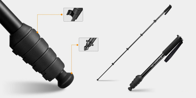 Monopod K&amp;F Concept MS16, aliazh alumini dhe magnezi, Flip Lock, argjendtë