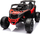 Makina elektrike për kalamaj Lean Toys Buggy Can-am DK-CA003, 24V, 2 ulëse, e kuqe