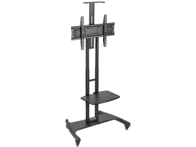 Мобилен држач за телевизор S 12, 32"–70", 45 kg, VESA 600x400, црн