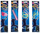 Shkopinj drite Glow Sticks Bracelet, 3 copë, aksesor feste, shumëngjyrëshe