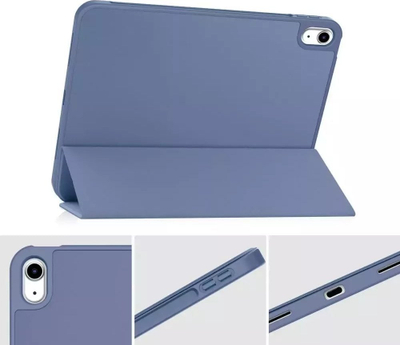 Mbulesë tablet 4kom.pl SC Pen, për Apple iPad 10.9 2022, me mbajtëse pencil, blu