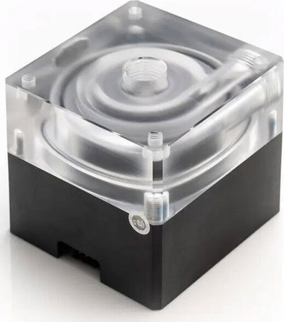Pompë uji Bitspower P5D PWM Pump V1 ARGB, kompakte, trup transparent