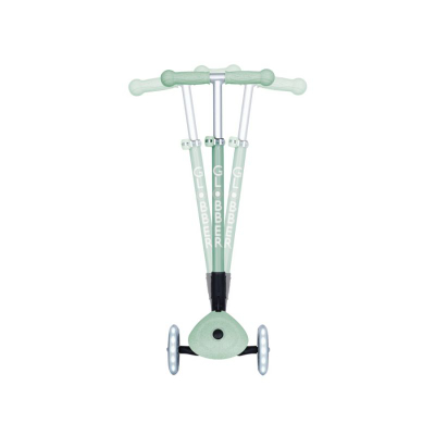 Trotinet Globber Primo Foldable Lights Ecologic Jr, 3 rrota, me drita LED, jeshil