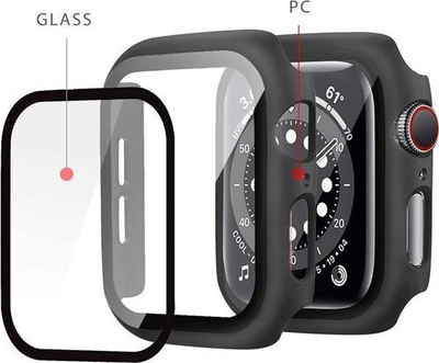 Mbulesë mbrojtëse Tech-Protect Defense360 për Apple Watch 44mm, xham i integruar, transparente