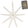 Dekor Krishtlindjesh LED Christmas Star, yll metalik 50 cm, LED dritë e bardhë e ngrohtë, ngjyrë flori