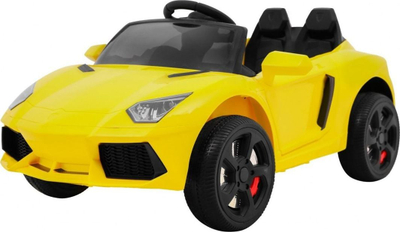 Makine elektrike për kalamaj Future Battery Car, me telekomandë, MP3 USB, e verdhë
