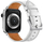 Rripa për orë të mençur 4wrist Apple 42, 44, 45 & 49 mm, të bardhë