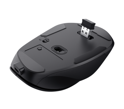 Maus wireless Trust Fyda, ergonomik, DPI 800-2400, i zi