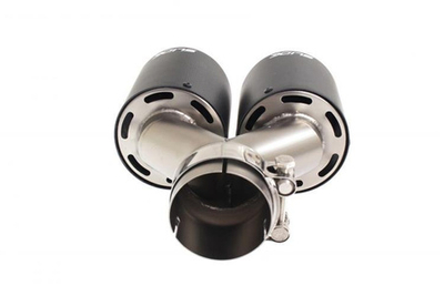 Насадка ауспух SLIDE Double Exhaust, влез 63.5mm, излез 89mm, не'рѓосувачки челик
