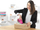 Dispenzer shiritash Tesa Pack n Go, 5 cm, me shirit, rozë