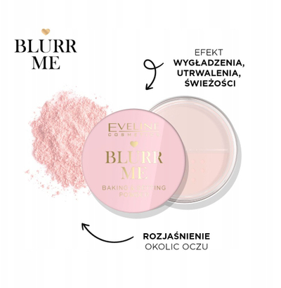 Фиксирачка пудра Blurr Me Setting Powder, ефект soft matte, технологија soft focus