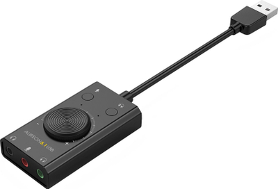 Kartë zëri USB Terratec AUREON 5.1, 5.1 kanale, e zezë