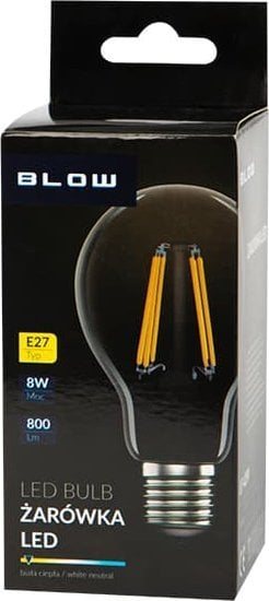 Llambë LED Blow E27 A60, 8W, filament, dritë e ngrohtë