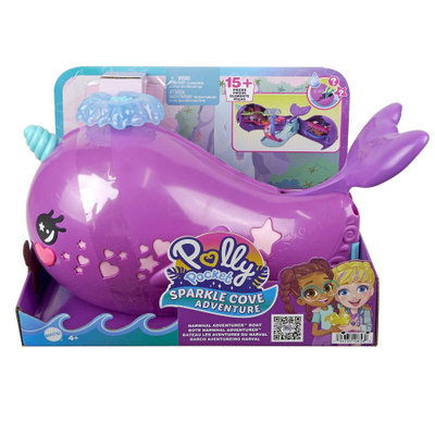 Lodër balenë Mattel Polly Pocket, 4+