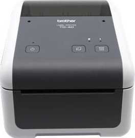 Printer etiketash Brother TD-4410D, termik direkt, desktop, i bardhë