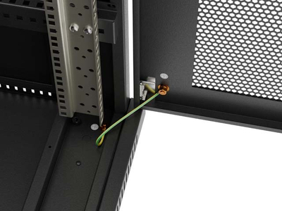 Kabinet rack LANBERG FF01-6824-23BL, 24U, 800mm, i zi