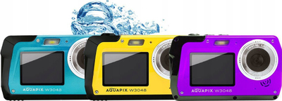 Kamerë nën ujë Easypix Aquapix W3048-V, 13MP, video 4K, e verdhë