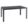 Tavolinë metalike + xham 150×90×75 cm,"HM5767.01", gri